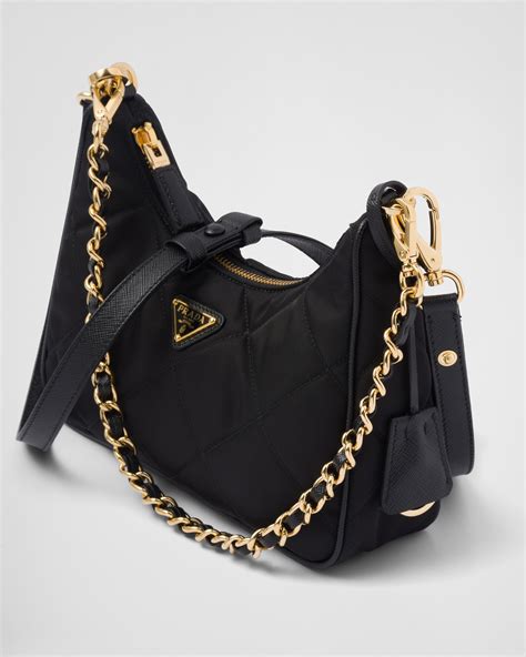 prada black nylon clutch bag|prada re nylon tote bag.